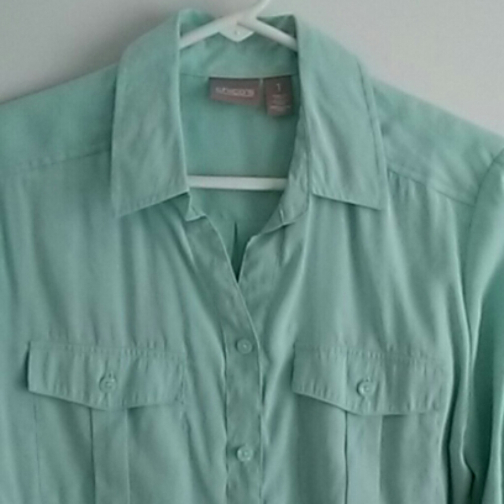 Chico's Light Aqua Blouse